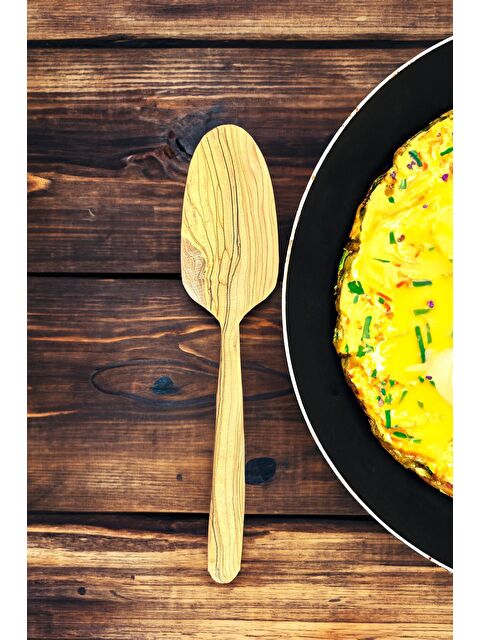 Maison Art Zeytin Ağacı Spatula | 1 Adet El Yapımı Ahşap Spatula - S000070462-19413