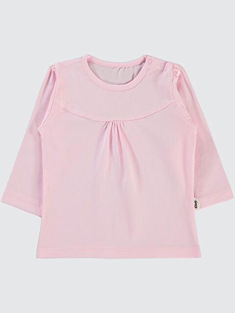 Civil Baby Kız Bebek Penye Sweatshirt 6-18 Ay Pembe