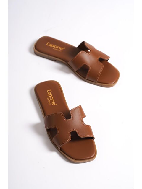 Capone Outfitters Cilt Halsey Kadın Terlik - S000106772-14955