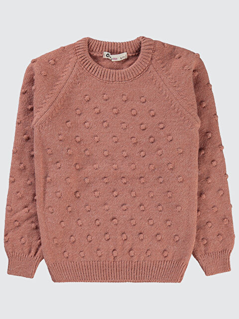 Civil Kız Çocuk Kazak 6-9 Yaş Gül Kurusu