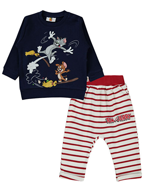 Civil Tom ve Jerry Erkek Bebek Takım 6-18 Ay Kırmızı - S000333375-20045