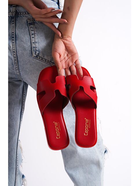 Capone Outfitters Cilt Halsey Kadın Terlik - S000106772-20045