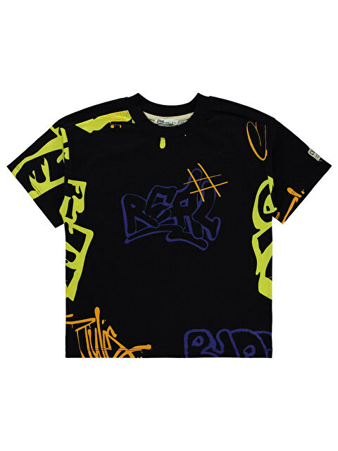 Civil Boys Erkek Çocuk Tişört 10-13 Yaş Siyah - S000362755-19351