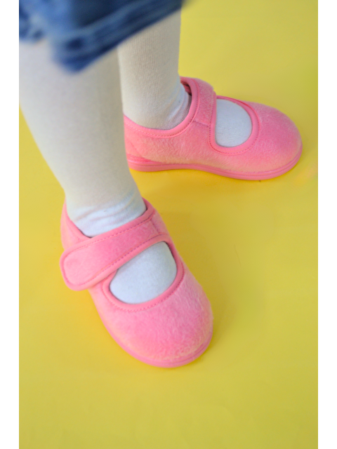 First Step Gülkurusu Kız Çocuk Cırt Cırtlı Babet -F-741 - S000104473-20028