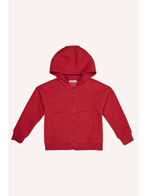 Panço Kız Çocuk Kırmızı Sweatshirt - S000319002-20045