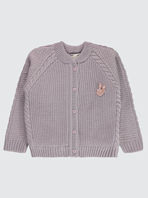 Civil Girls Kız Çocuk Hırka 6-9 Yaş Lila - S000302155-17878