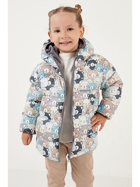 Lela Ekstra Dolgulu İçi Yumuşak Polarlı Kapüşonlu Şişme Mont 5763008 - S000072601-19928