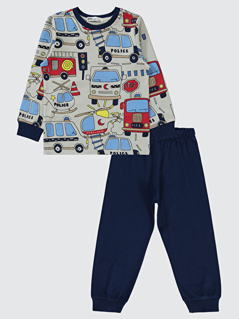 Civil Erkek Çocuk Pijama Takımı 2-5 Yaş Lacivert - S000284639-21164