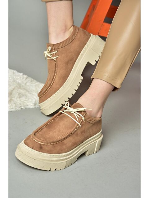 Fox Shoes R2947830 Vizon Günlük Kadın Ayakkabı