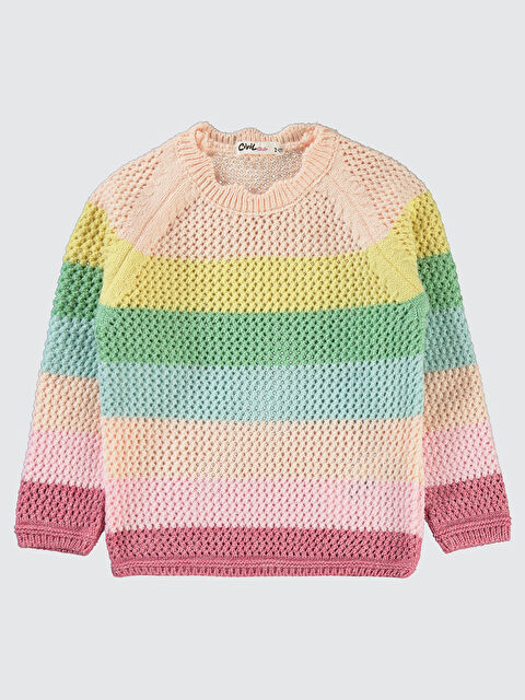 Civil Girls Kız Çocuk Kazak 2-5 Yaş Pudra - S000296730-7152