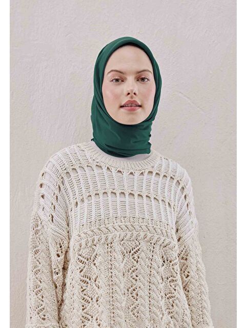 Fresh Scarfs Pamuk İpek Eşarp Zümrüt