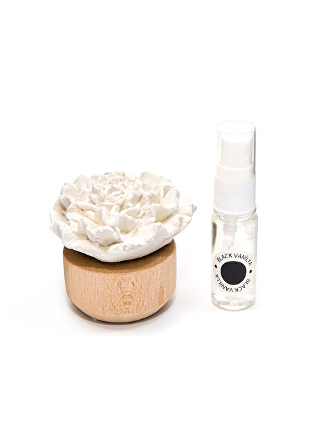 Missi Ahşap Kaideli Black Vanilya Kokulu Seramik Taş Hediye Seti - S000080351-19965