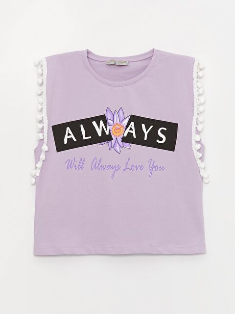 Little Star Kız Çocuk Pon Ponlu Always Tişört - S000026594-17878