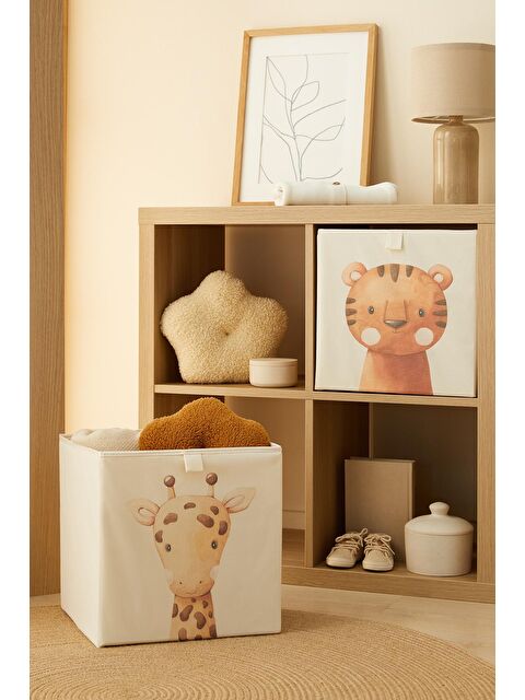 Ocean Home Textile 2'li Çocuk Odası Sevimli Hayvanlar Kutu Set 33 x 30 x 33 cm - S000091471-19965
