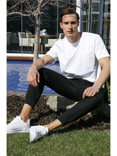 Buratti %100 Pamuk Relaxed Fit Tek Cepli Bisiklet Yaka Tişört 5902505 - S000010016-20063