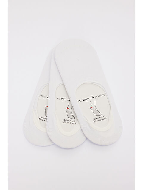 Altınyıldız Classics Erkek Beyaz 3'lü Babet Çorap