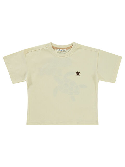 Civil Boys Erkek Çocuk Tişört 2-5 Yaş Fil Dişi - S000359514-19927