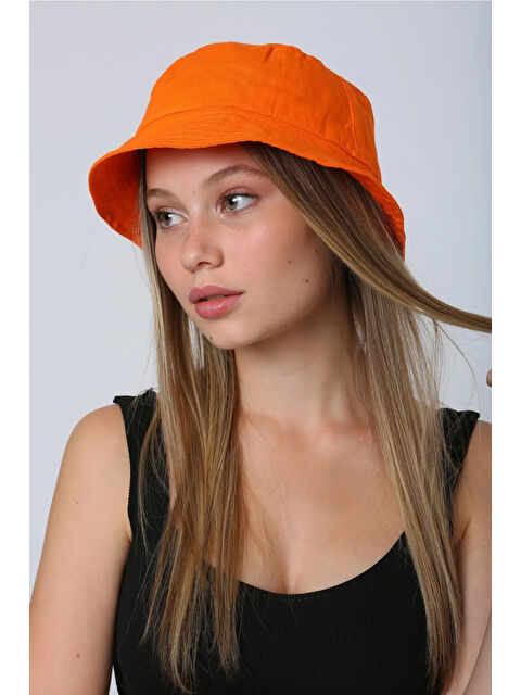 Remsa Mayo Pamuk Bucket Şapka RŞ-110 Turuncu - S000271457-20013