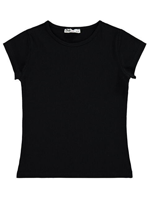 Civil Girls Kız Çocuk Tişört 6-9 Yaş Siyah