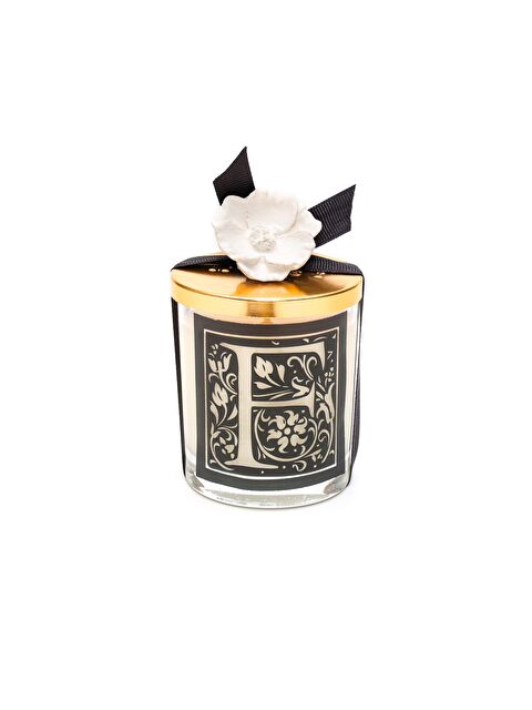 Missi Kişiye Özel F Harfi Yasemin Sandal Vegan Mum (140 gr) - S000077565-19965