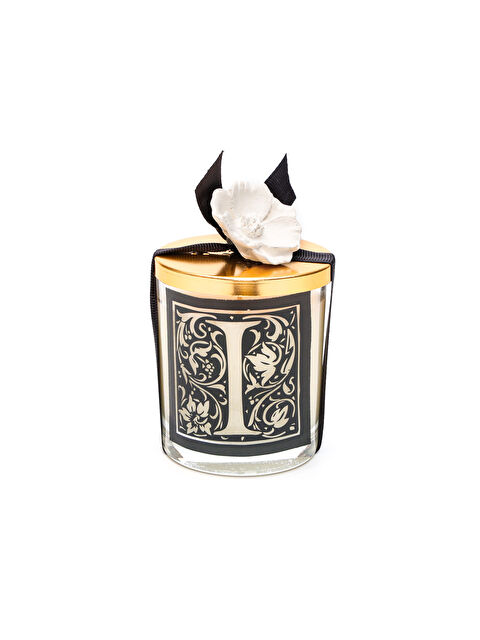 Missi Kişiye Özel I Harfi Yasemin Sandal Vegan Mum (140 gr) - S000077535-19965