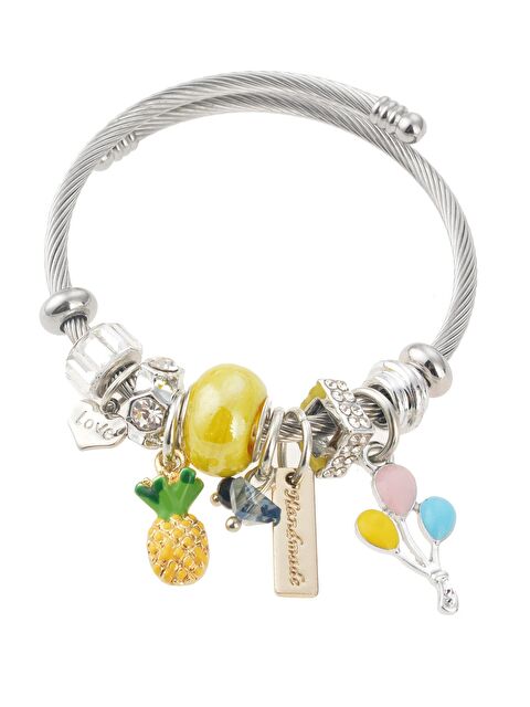Pelin Aksesuar Ananas Figürlü Silver Bileklik - S000052660-23173