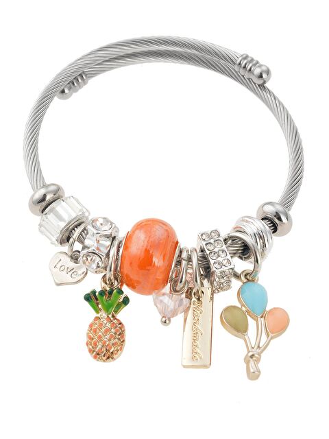 Pelin Aksesuar Ananas Figürlü Silver Bileklik - S000052646-23173