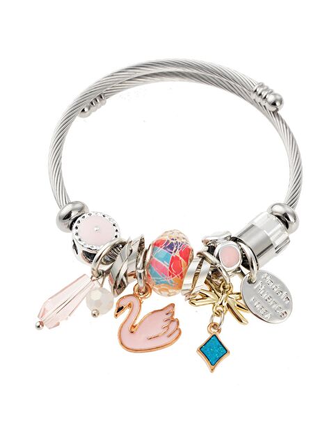 Pelin Aksesuar Kuğu Figürlü Silver Bileklik - S000052661-23173