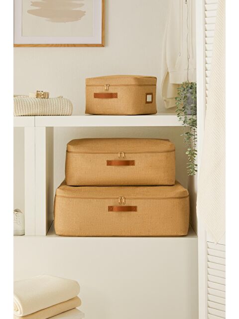 Ocean Home Textile 3'lü Jüt Hurç Set - S000091070-19928