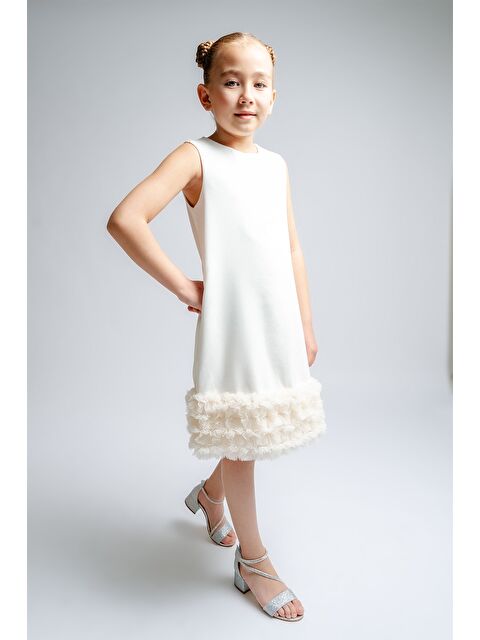 Mnpc Kız Çocuk Gümüş Topuklu Simli Abiye Ayakkabı - S000366114-18105