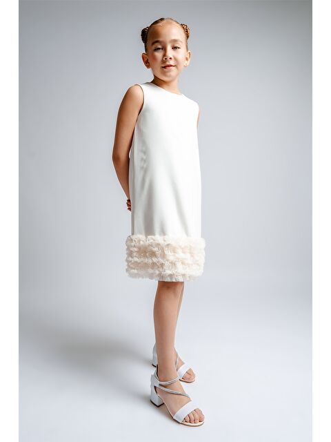 Mnpc Kız Çocuk Sedef Topuklu Simli Abiye Ayakkabı - S000366114-19966