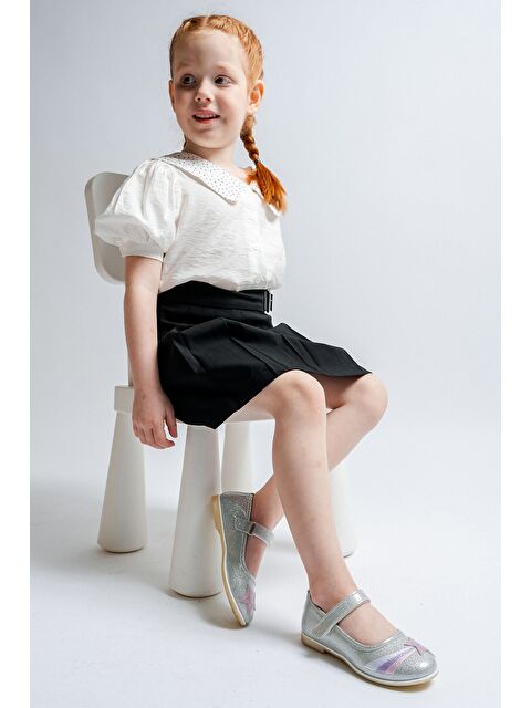 Mnpc Kız Çocuk Gümüş Yıldızlı Günlük Babet - S000353287-18105