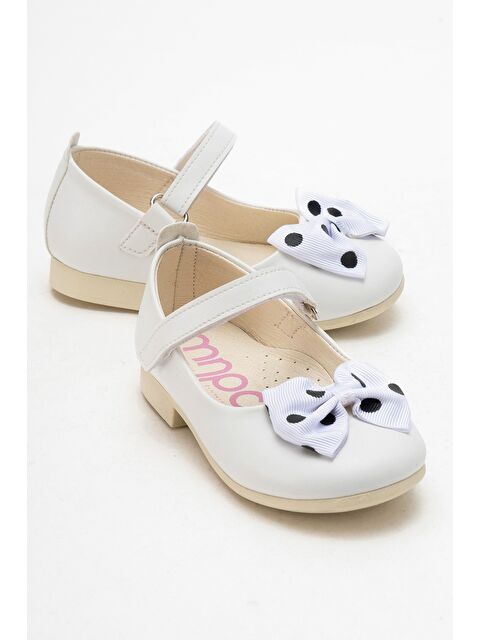 Mnpc Kız Çocuk Beyaz Fashion Babet - S000400590-20063