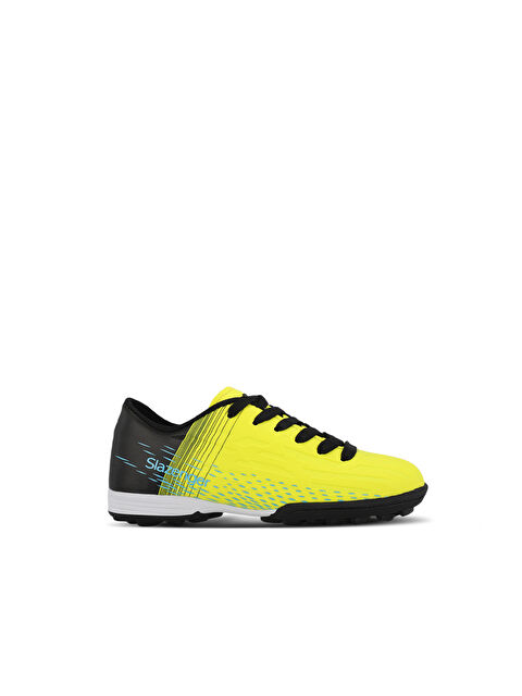 SLAZENGER SCORE I HS Erkek Çocuk Futbol Ayakkabı Neon Sarı / Siyah - S000120468-37446