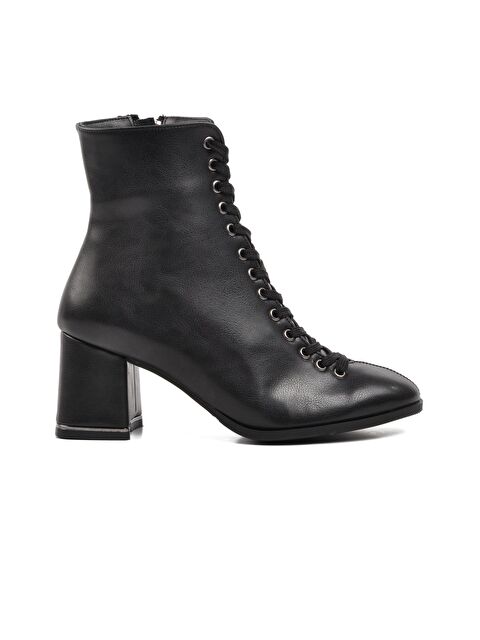 Ayakmod 336129 Siyah Kadın Topuklu Bot - S000075957-19351