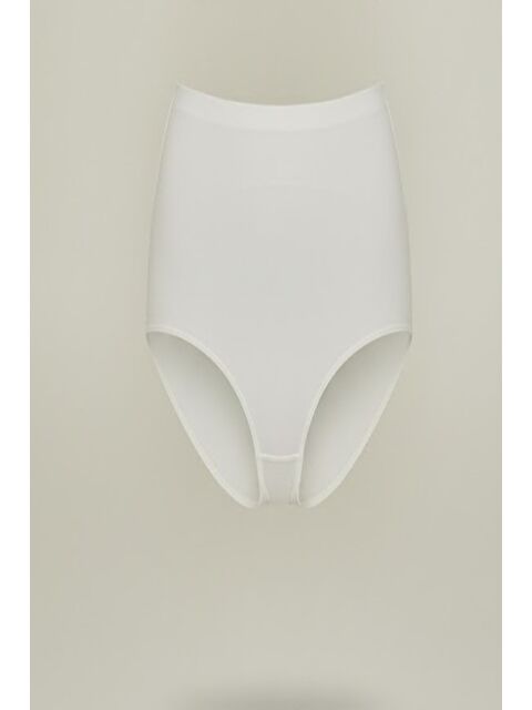 C&City C12016 Dikişsiz Slip Korse Beyaz - S000222346-20063