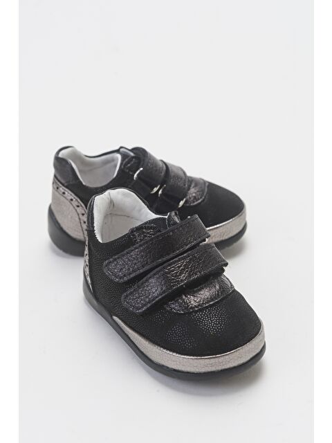 Mnpc Kız Çocuk Siyah Hakiki Deri İlk Adım Günlük Ayakkabı - S000064370-19351