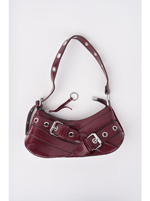 Muggo CHARM Kadın Kemer Detaylı Baget Çanta - S000362263-19951