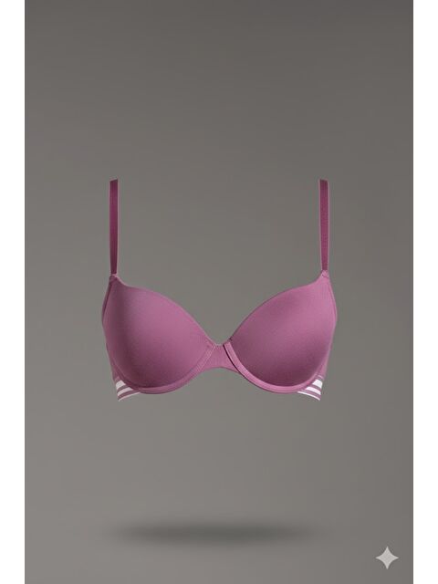 C&City Desteksiz Penye Sütyen C15116 Gül Kurusu - S000222020-20028