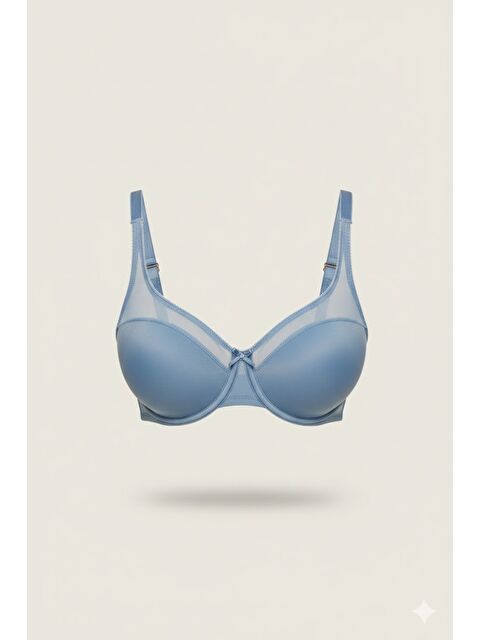 C&City Desteksiz Sütyen C11790 Açık Mavi - S000221900-17437