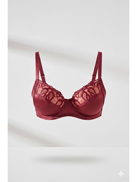 C&City C1113 Toparlayıcı Sütyen Bordo - S000222026-19951