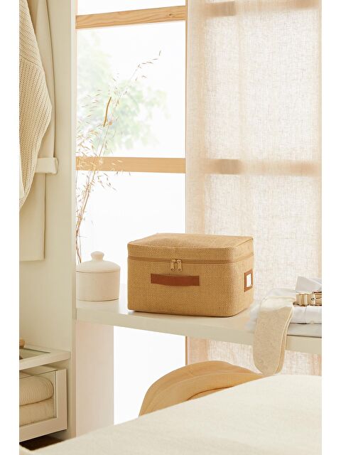 Ocean Home Textile Küçük Boy Jüt Hurç 30 x 22 x 18 cm - S000091553-19928