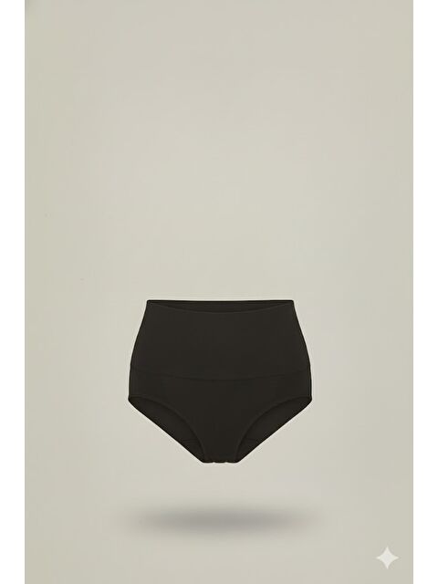 C&City C12200 Seamless Slip Pantolon Korse Siyah - S000222359-19351