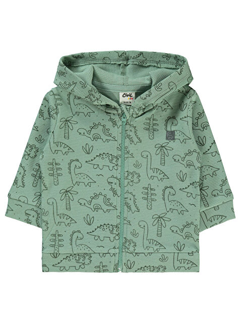 Civil Baby Erkek Bebek Hırka 6-18 Ay Soft Haki