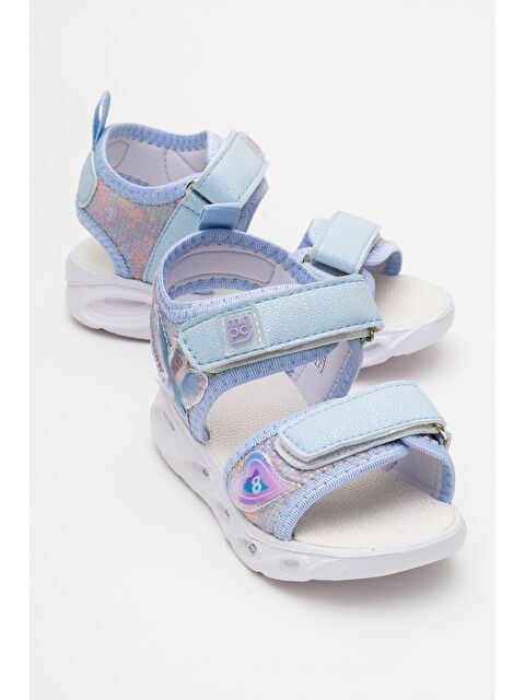 Mnpc Kız Çocuk Mavi Işıklı Anatomik Hafif Günlük Sandalet - S000400566-17234