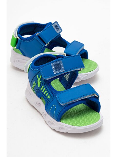 Mnpc Erkek Çocuk Saks Mavi Işıklı Anatomik Hafif Günlük Sandalet - S000400576-23710