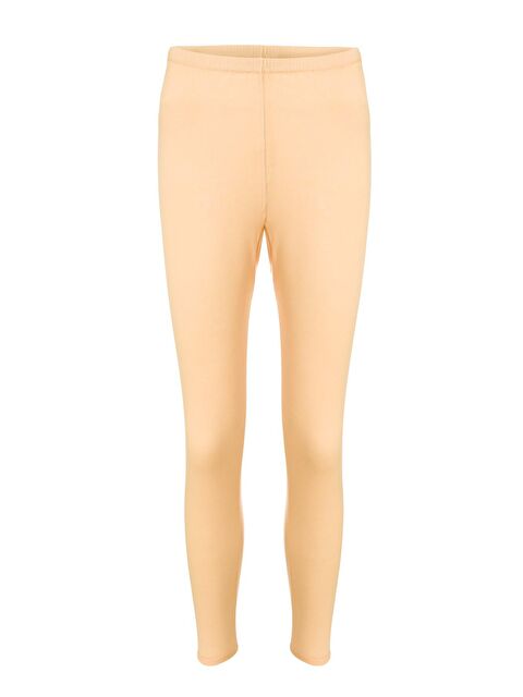 Tolin Kadın Pamuklu Düz Renk Biyeli Uzun Tayt 721 - S000075192-26407