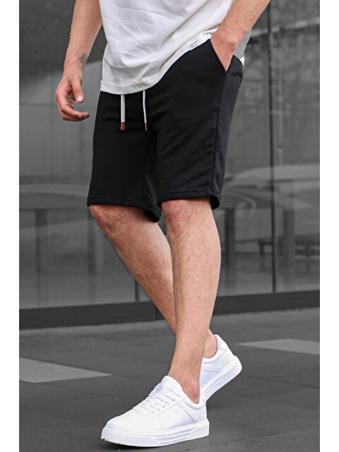 Madmext Siyah Basic Erkek Şort 6505 - S000016927-19351