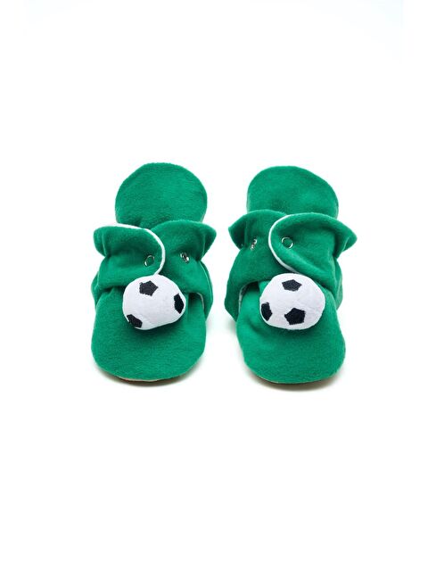 First Step Futbol Kaydırmaz Tabanlı Pamuk Astarlı Çıtçıtlı Panduf - S000046723-18194