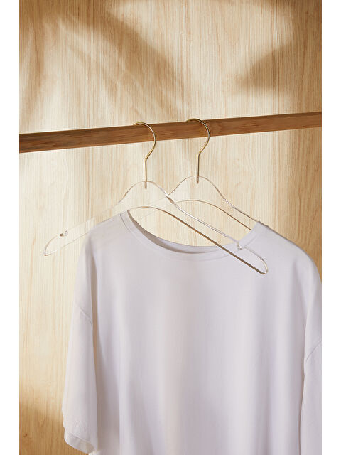 Ocean Home Textile 2'li Şeffaf Akrilik Giysi Askısı 21.5 x 38.5 x 1 cm - S000174339-26865